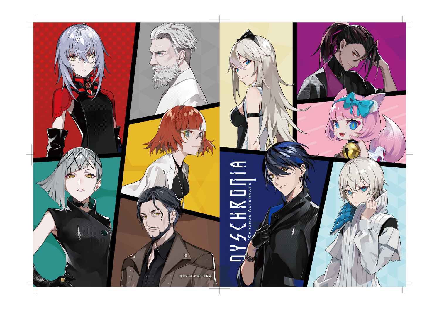 DYSCHRONIA: CA A4 Clear Folder Character Ver.