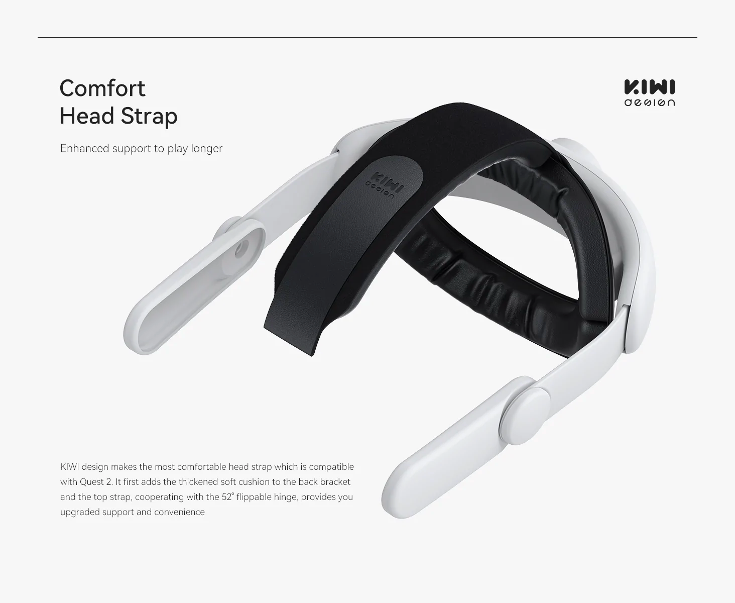 Meta Quest 2 Head Strap by KIWI - Dyschronia edition
