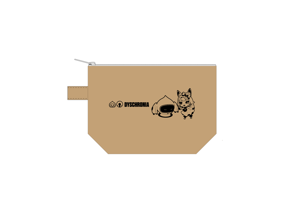 DYSCHRONIA: CA Zipper Pouch Lily & Drone Ver.